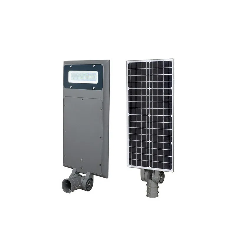 Candélabre solaire led-40w-4000 lumens crépusculaire