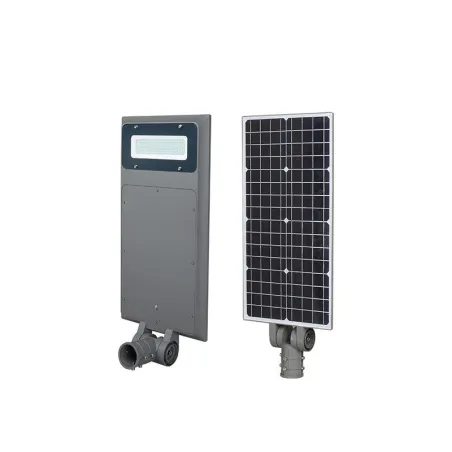 Candélabre solaire led-40w-4000 lumens crépusculaire