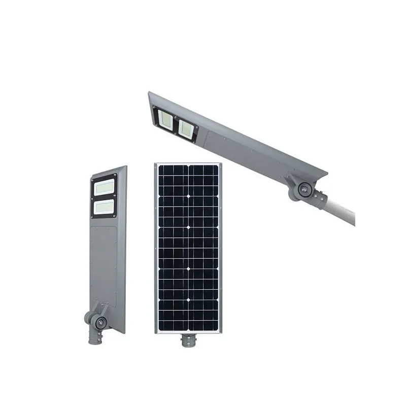 Candélabre solaire led-100w-10000 lumens crépusculaire