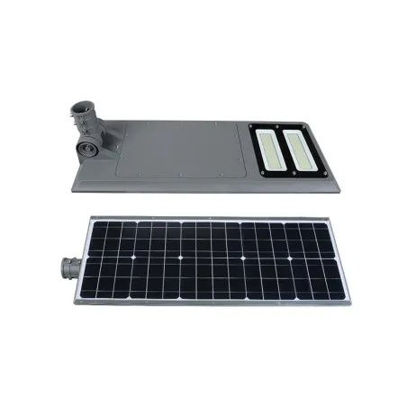 Candélabre solaire led-100w-10000 lumens crépusculaire