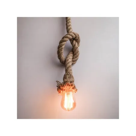 Suspension corde tressé douille culot e27