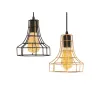 Suspension type cage noire culot e27