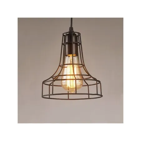 Suspension type cage noire culot e27