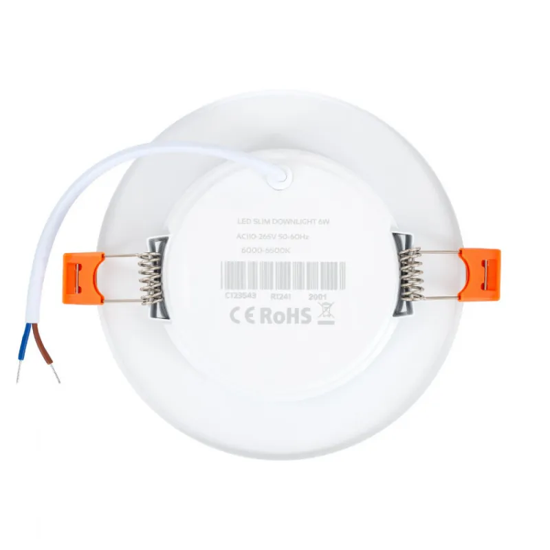 Encastrable rond led 6w-600 lumens 230v variable