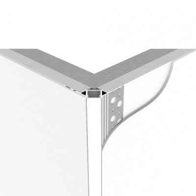 Profil aluminium 1m angle placo pour ruban led