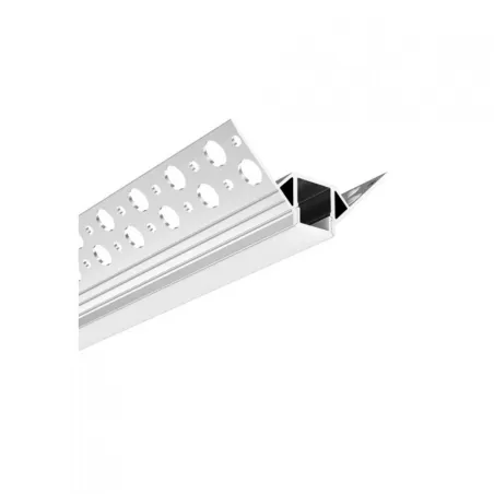 Profil aluminium 1m angle placo pour ruban led