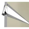 Profil aluminium 1m indirect couloir balisage pour ruban led