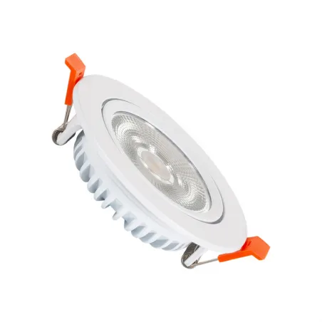 Encastrable 10w rond orientable blanc extra plat 90mm-850 lumens