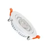 Encastrable 10w rond orientable blanc extra plat 90mm-850 lumens