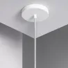 Suspension décoration blanche lampe suspendu culot e27