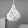 Suspension décoration blanche lampe suspendu culot e27