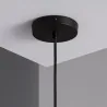 Suspension décoration noire lampe suspendu culot e27
