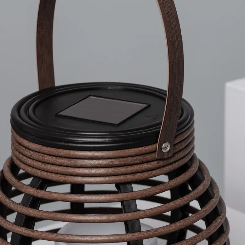 Lampe a poser solaire étanche extérieur nomade lumineuse