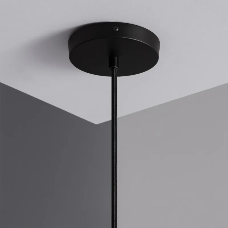 Suspension décoration rotin lampe suspendu culot e27