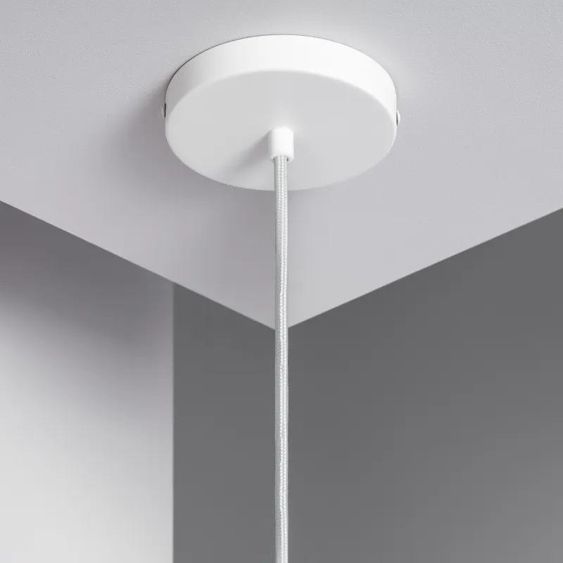 Suspension décoration rotin lampe suspendu culot e27