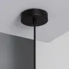 Suspension décoration métal rouge lampe suspendu culot e27