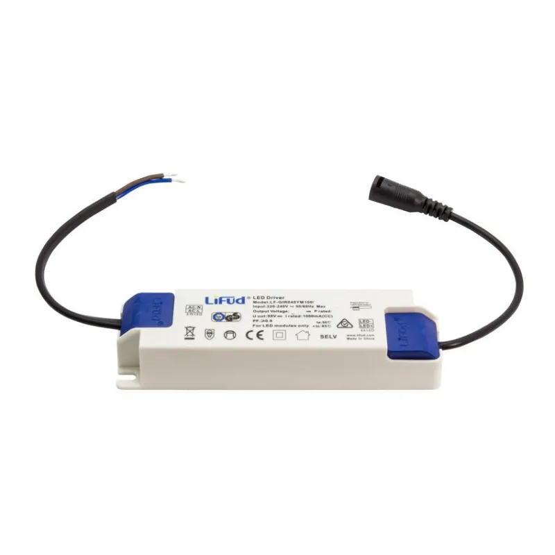 Encastrable 25w escamotable et orientable blanc 125mm-2500 lumens-ip44
