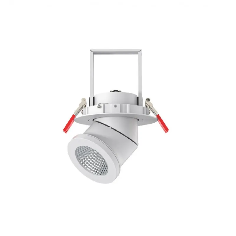 Encastrable 25w escamotable et orientable blanc 125mm-2500 lumens-ip44