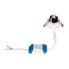 Encastrable led 5w rond blanc orientable 70mm-400 lumens