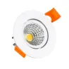 Encastrable led 5w rond blanc orientable 70mm-400 lumens