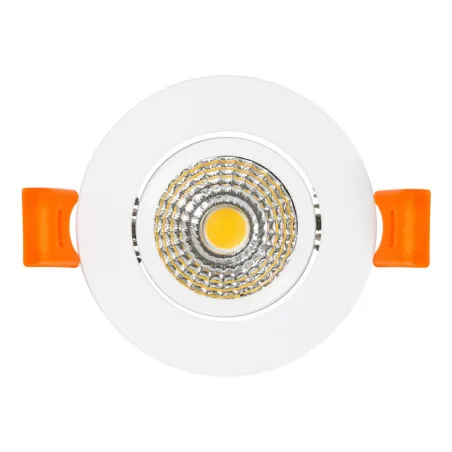 Encastrable led 5w rond blanc orientable 70mm-400 lumens
