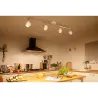 Applique plafonnier Philips 18w led quatre têtes orientable saillie