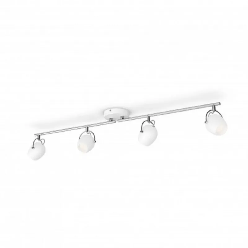 Applique plafonnier Philips 18w led quatre têtes orientable saillie