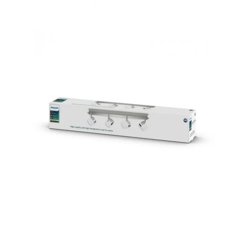 Applique plafonnier Philips 18w led quatre têtes orientable saillie