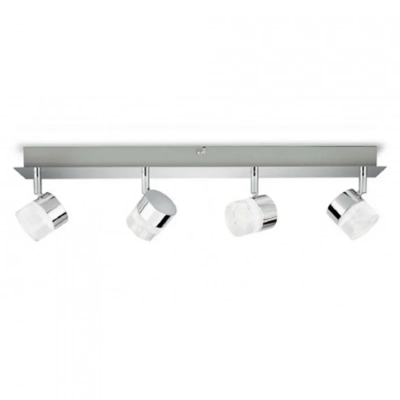 Applique plafonnier Philips 18w led quatre têtes orientable saillie