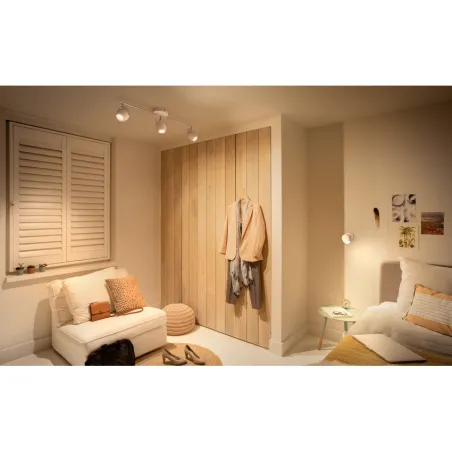 Applique plafonnier Philips 13w led trois têtes orientable saillie
