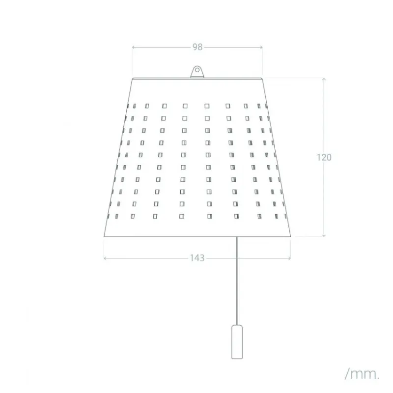 Lampe solaire a suspendre étanche extérieur rechargeable nomade lumineux bali