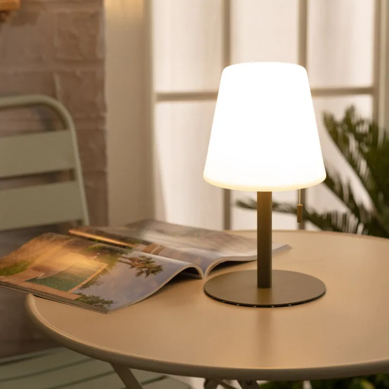 Lampe a poser étanche extérieur rechargeable nomade lumineux
