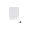 Plafonnier blanc wifi carré rgbw 4w led saillie