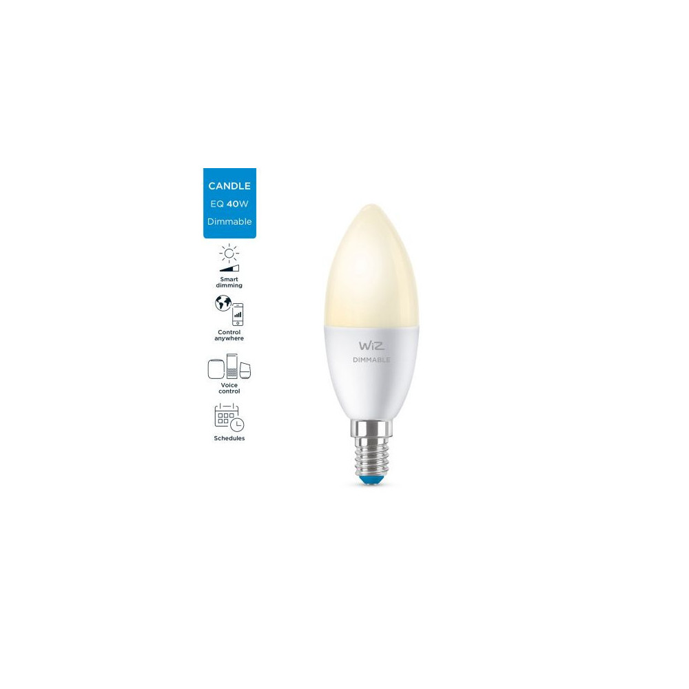 Ampoule 5w e14 led 2700k variable Bluetooth wizmote wifi wiz Philips