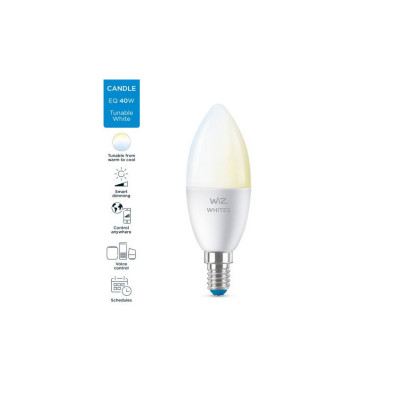 Ampoule 5w e14 led cct variable Bluetooth wizmote wifi wiz Philips