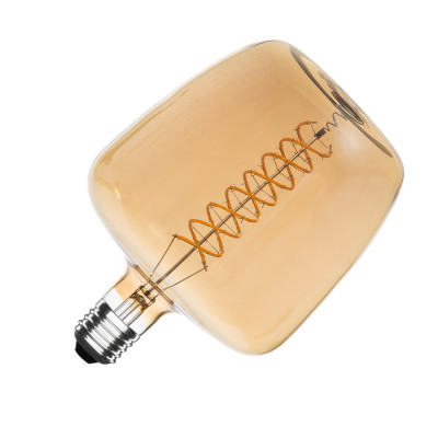 Ampoule 8w led filament culot e27 verre dorée 235mm