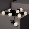 Guirlande solaire 7m lumineuse led décoration blanc chaud 3000k