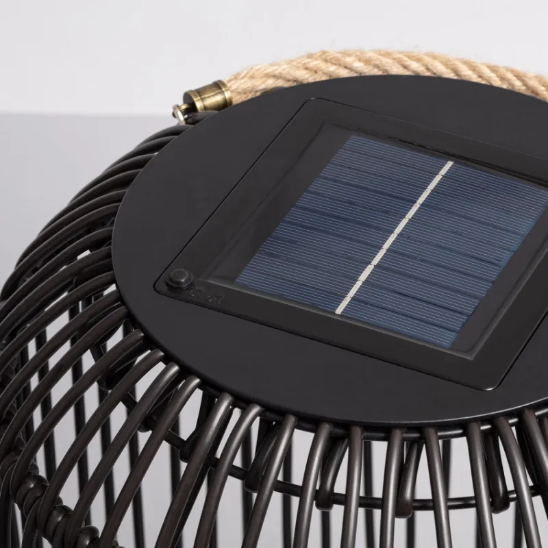 Lampe a poser 38cm solaire étanche extérieur nomade lumineuse