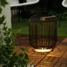 Lampe a poser 38cm solaire étanche extérieur nomade lumineuse