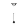 Lampadaire extérieur Philips 184 cm triple têtes ampoule e27
