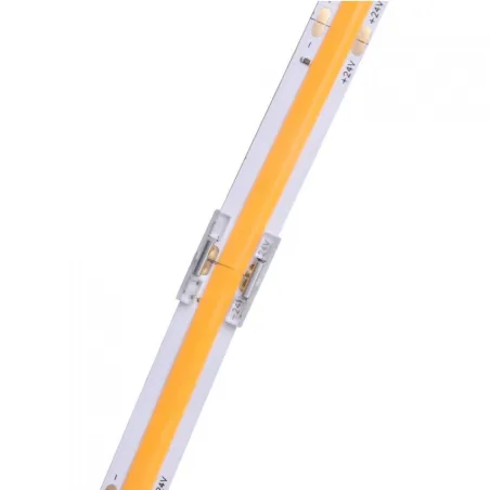 Connecteur jonction pour ruban led 24v-ligne cob continu 8mm