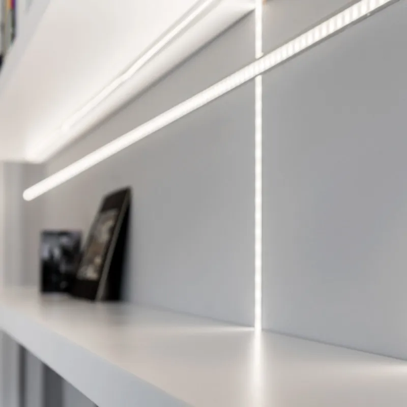 Profilé Aluminium a56 avec diffuseur Continu pour Ruban LED