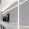 Profilé Aluminium a56 avec diffuseur Continu pour Ruban LED