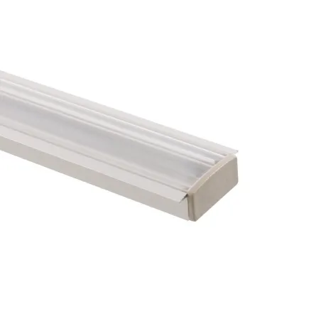 Profilé Aluminium encastré a51 avec diffuseur Continu pour Ruban LED