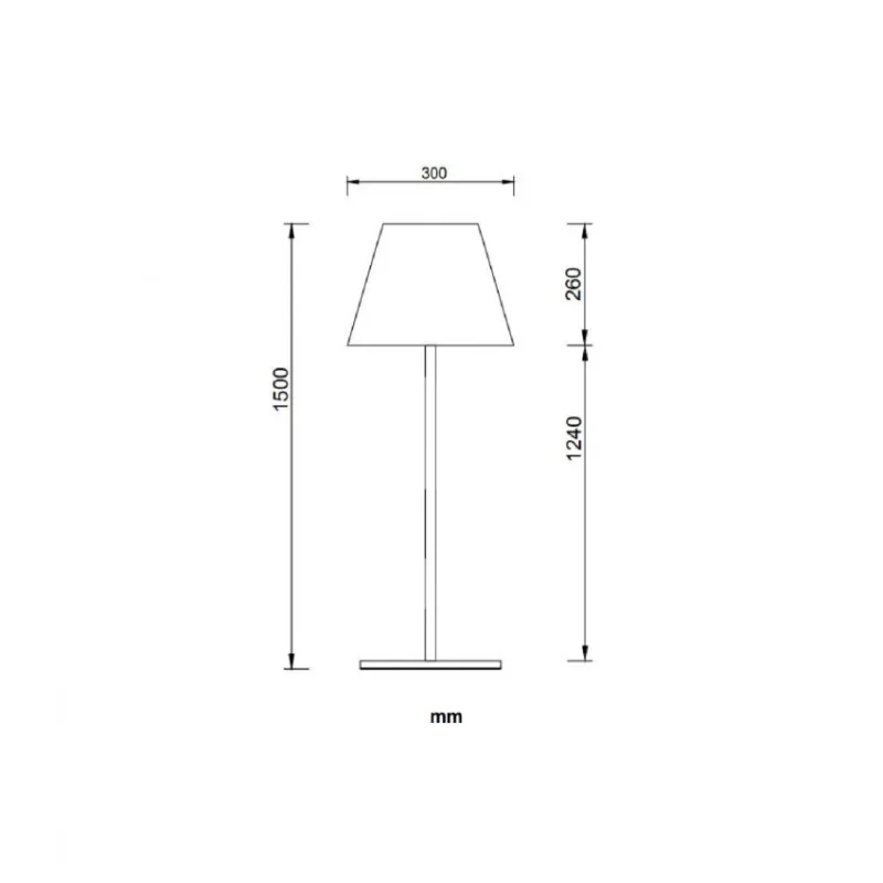 Lampadaire a poser extérieur aluminium noir ip65 double douille culot e27