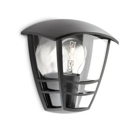 applique-exterieur-philips-noire-ip44-culot-e27