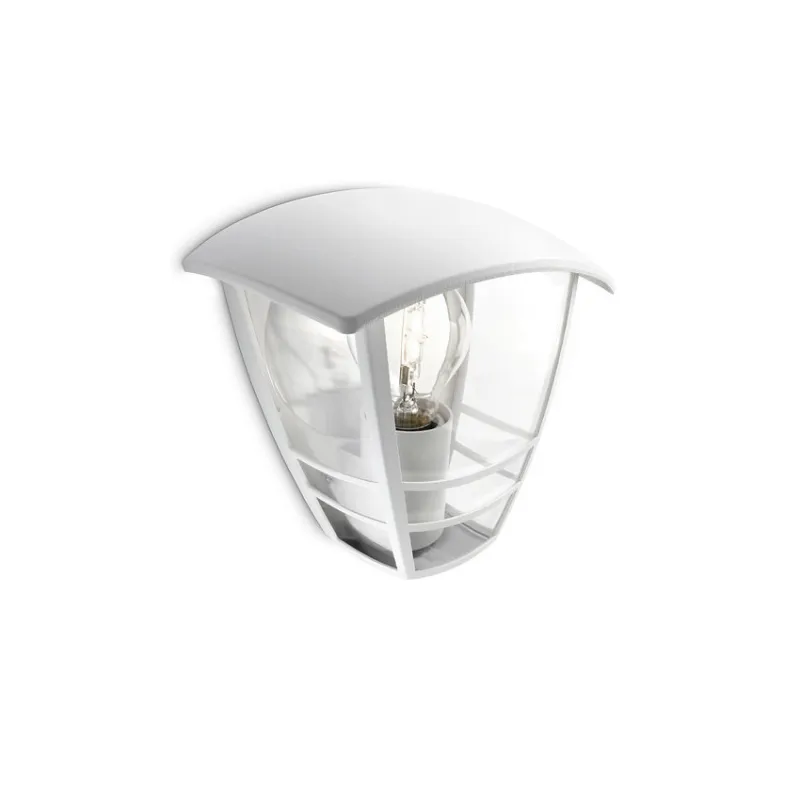 Applique extérieur Philips blanche ip44 culot e27