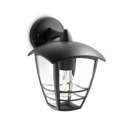Applique extérieur Philips noire ip44 culot e27