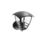 Applique extérieur Philips noire ip44 culot e27 haut