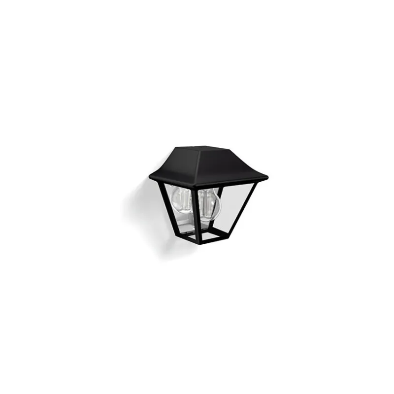 Applique extérieur Philips noire ip44 culot e27